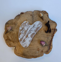 Gua sha sydän, vuorikristalli