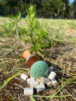 Moxa hierontasauva ja 20 palamoksaa